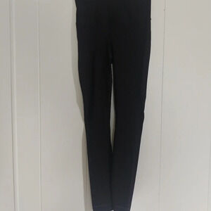 Lululemon Zoned In Tight 27" BLACK Breathability Seamless Reflective details 4.